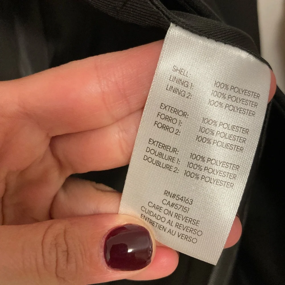 Calvin Klein Women's Black Trench Coat new without tags - Picture 6 of 6